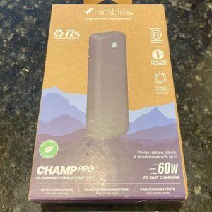 Champ 20k Portable Charger - Charcoal Grey